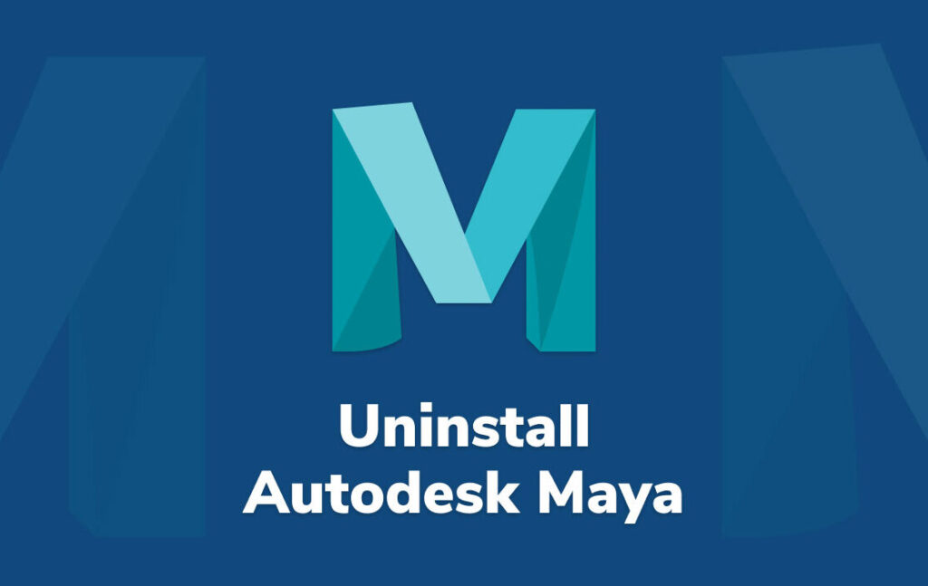 Mayaのアンインストール手順と注意点について