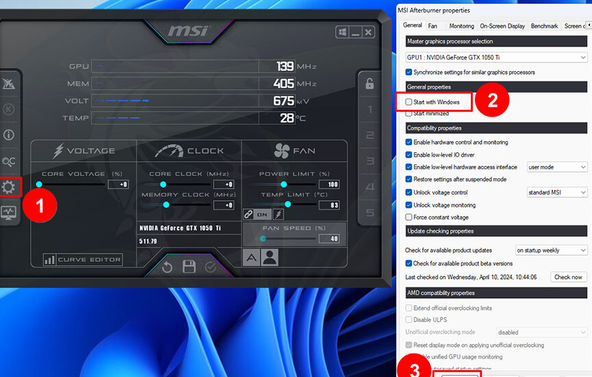 msi-afterburnere381aee4bdbfe38184e696b9e381a8e4b8bbe8a681e6a99fe883bde381aee8a7a3e8aaac MSI Afterburnerの使い方と主要機能の解説